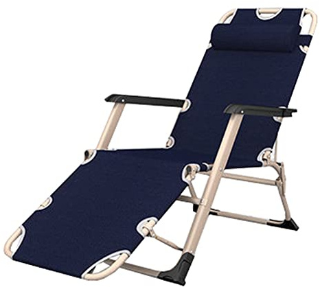 Lsoiup Extra breiter Stuhl mit gepolsterten Liegen, Verstellbarer Kopfstütze, übergroßer Stuhl, zum Entspannen im Garten, am Pool oder auf der Terrasse, braun