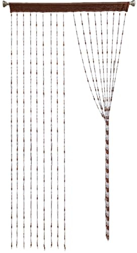 Zanthicia Tenda per porta con perline, tocco decorativo per ingresso, in acrilico, 18 fili, perline per porta in acrilico, tenda