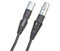 Planet Waves PW-MS-25 Cable para Micrófono Xlr con Conector Giratorio, 7.5 M, Negro