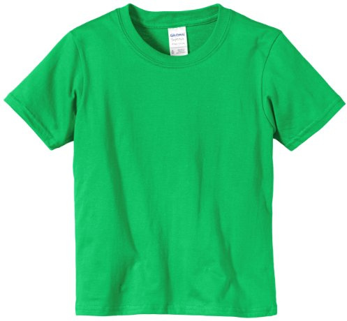 Gildan Boy's Youth Softstyle Crew Neck 64000B Short Sleeve T-Shirt, Irish Green, 3/4 Years (Manufacturer Size X-Small)