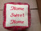 Door Stop Red Square - 'Home Sweet Home Christmas New Home Mothers Day All Occasion New Gift