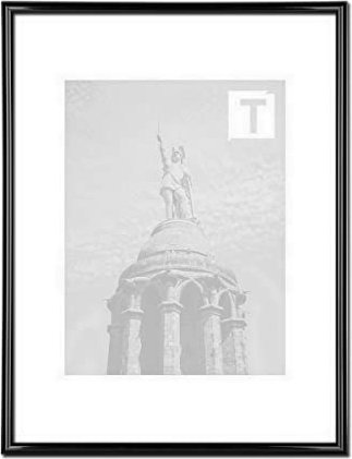 Antje Kunststoff Bilderrahmen 33 x 48 cm Groesse und Farbe wählbar 48 x 33 cm hier: Schwarz mit Kunststoffglas Antireflex 1 mm