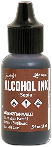 Ranger TAL59448 Tim Holtz Alcohol Ink, Sepia, 0.5oz