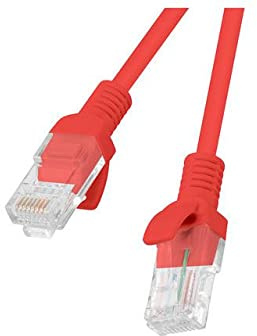 Lanberg PCU5-10CC-0025-R Netzwerkkabel Kat.5E Utp, 0,25m rot
