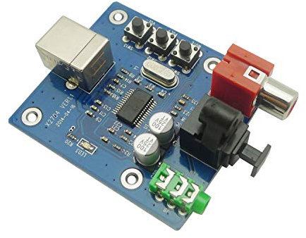 DollaTek PCM2704 USB DAC USB Power Fiber Optic coaxial analog Output sz-11 Pi Raspbian Rasp BMC