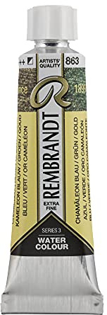 Rembrandt Watercolour Tube 10 ml Chameleon blue/green/gold 863 (05018630)