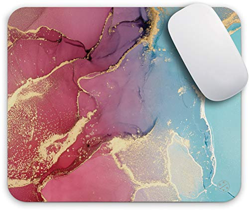 oriday Gaming-Mauspad mit inspirierendem Zitat und motivierenden Zitaten für die Arbeit (lila und blau)