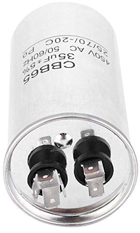 Condensador CBB65 450V 35UF ±5% Error, Material de Papel de Aluminio, para Aire Acondicionado Unipolar Impermeable, para Equipos Industriales