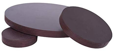 Runde Holzscheibe Rund Siebdruckplatte Multiplex Tischplatte VERSIEGELTEM RAND!! Versiegelter Rand für den Ausseneinsatz sofort einsatzbereit! (18mm Stärke, 1000 mm ø)