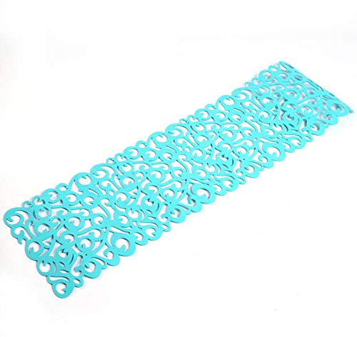 Tischset Tischset 7 Farben Rechteckige Filz Tischdecke Läufer Tischsets Tischsets Haushaltsdekorationen Neu(hellgrün)