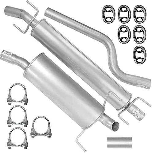 Adamot Auspuffanlage Schalldämpferset Auspuff für Opel Astra H 3 III 1.9 CDTI