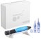 P-Beauty - Dermapen Gerät A1,Elektrisch - Microneedling Gerät für Anti Aging, Hautverjüngung, Aknenarben, Pigmentflecken - Verstellbare Arbeitstiefe 0,25-3mm - inkl. 2 Aufsätze mit Micronadeln