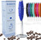 Elementi Electric Milk Frother Handheld, Matcha Whisk, Milk frother for Coffee Frother Electric Handheld Drink Mixer, Electric Mini Whisk Small Hand Mixer, Frappe Maker (Royal Blue)