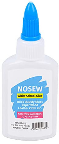 Colla Liquida Bianca, Adesivo Istantaneo per Artigianato in Resina, necessità Quotidiane Domestiche A Bassa Temperatura per Pantaloni in Denim, Pasta di Fagioli Parasole, Tende, Scarpe E Tende