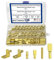 BGTXINGI 120-teiliges Regalheringe-Set, vernickelt, 4 Stile, Regalstützstifte, Regalhalterung, Stützheringe, flache Löffelheringe, zylindrische Stifte, Halterung, Dübelstifte für Küche, Schrank, Möbel