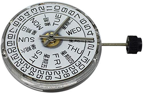 TECKEEN Ersatzteil mechanisches Atomatik-Uhrwerk für ETA 2836-2, weiß
