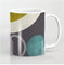 Tasse 330ml, Bauhaus-Geometrie-Zusammenfassung Aus Der Mitte Des Jahrhunderts Kaffeebecher Fun Becher Mehrfarbig Teetasse Für Geschenk Kaffee Muttertag