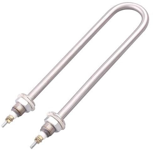 Élément chauffant en forme de U 220V, thermoplongeur électrique, filetage de tuyau de chauffage de Type U M16 M18 1kw/1,5 kw/2kw/3kw/4kw (Size : M18_220V_2KW)