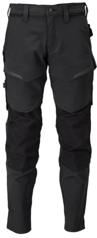 MASCOT Hose mit Knietaschen Schwarz Customized - 22379-311-09 - Größe 82C54