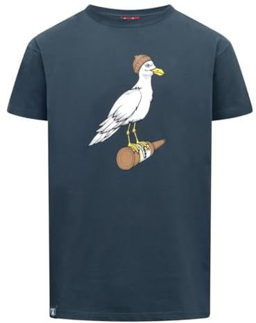 derbe T-Shirt Sturmmöwe Men, L, Navy