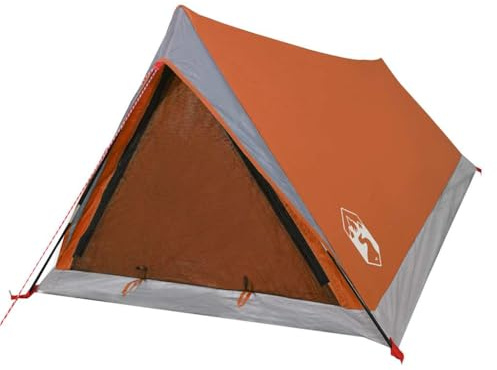 vidaXL Campingzelt 2 Personen Blau Wasserfest