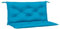 vidaXL Cuscini per Panca 2 pz Azzurri 100x50x7cm in Tessuto Oxford