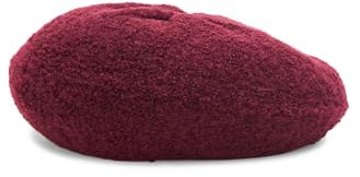 Calvin Klein Damen Soft Boucle Cold Weather Knit Beret Hat Beanie-Mütze, Rhabarber, Einheitsgröße