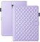 Vaitasy Custodia per Samsung Galaxy Tab A 10.5 Pollici 2018 SM-T590/SM-T595 Business Pelle PU Tablet Cover per Galaxy Tab A 10.5 2018 con Portafolio Supporto Funzione Viola