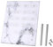 Didiseaon PréSentoir D'éChantillons D'Ongles En Acrylique Avec Support, Tableau De Nuancier À Motif Marbré Pour Nail Art, IdéAl Pour Salon, Maison Et DéCoration