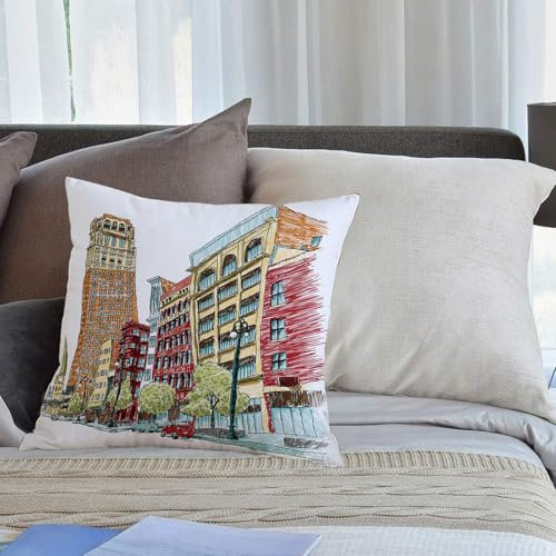 EMCLKS Designs Kissenbezug Männer/Frauen/Jungen/Mädchen Wohnzimmer Schlafzimmer Sofa Stuhl Kissenbezüge,Viktorianische Dekorationen, nostalgische Stiefel mit Schmetterlingsrosen,40x40cm