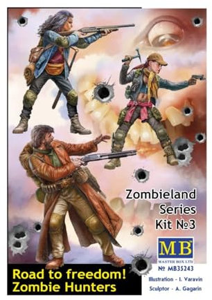 Masterbox 1:35 - Zombieland, Kit No. 3. cazadores de zombis