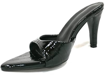 Pradize Mules Stilettos Mit Hohen Absätzen 10 Cm Für Damen – Modernes Transparentes Design – Effekt Langer Beine, Stabiler Komfort