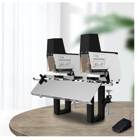Flejadora Electrica, Grapadora doble eléctrica, grapadora automática de costura central A3, máquina de encuadernación de papel con grapadora doble, máquina clavadora