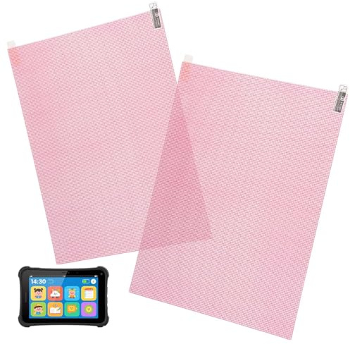 Paquete de 2 protectores de pantalla A4 HD - Película universal recortable de 295 x 210 mm para GPS, cámaras, tabletas y relojes. Resistente a arañazos y huellas dactilares, y de alta sensibilidad.