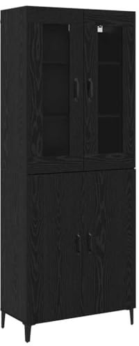 vidaXL HIGHBOARD - Versatile storage unit to decorate the living room. Perfect for dining furniture, rectangular shelves and modern shelves. A standalone organization system.