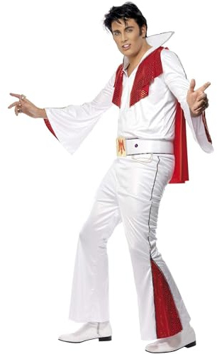Elvis Presley Adult Men's Fancy Dress 50s Party Costume 1950s Outfit
