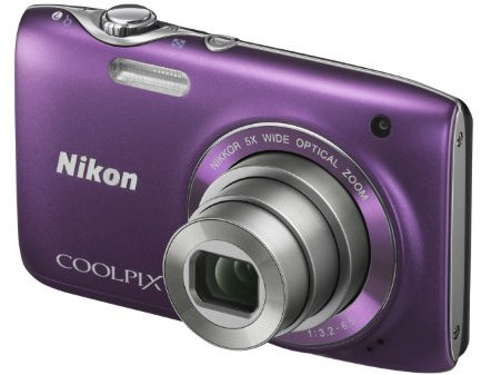 Nikon Coolpix S3100 Digitalkamera (14 Megapixel, 5-fach opt. Zoom, 6,7 cm (2,7 Zoll) Display, HD Video, bildstabilisiert) violett