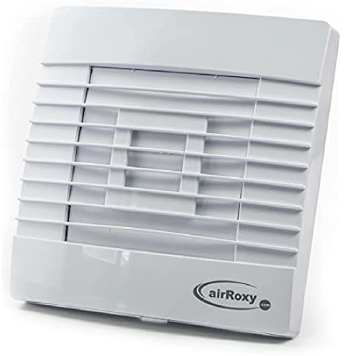 Wandqualität Küchenventilator 120 mm mit Feuchtigkeitssensor und Schwerkraft-Rollläden Prestigio Lüfter