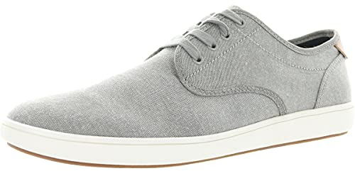 Steve Madden Herren Fenta Modischer Sneaker, Grauer Stoff, 44 EU