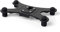 Guitar Stand by Standley, Acoustic Guitar Stand, Universal Fit, Lightweight Click-On Guitar Foot Stand, Adjustable Feet and Protects Guitar Strap Button, Guitarist Gift, Fits in Guitar Case, Black