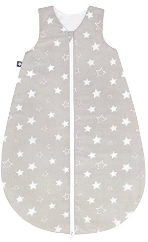 Julius Zöllner Schlafsack Sommerschlafsack (Sternenhimmel Taupe, Größe 110 | 24-48 Monate)