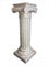 Antikes Wohndesign Griechische Blumensäule Blumenständer Marmorsäule Säule Standsäule Marmor Weiß