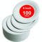 HOT BARGAINS Paper Plates 6 Inch, Pack of 100, White, for Snacks and Desserts