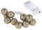 Ideen mit Herz LED-Lichterkette CHAMPAGNER-KUGELN | Warmweiß | | Mit Timer-Funktion