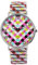Donna Kelly Damenuhr Muster Grafik Zugband Zugarmband Analog Quarz Armbanduhr