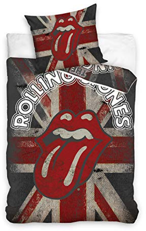 Carbotex The Rolling Stones Bettwäsche 160 x 200 cm