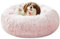 Western Home Hundebett Run, Katzenbett Flauschig, Hundekissen Kleine Hunde,Hundebett Waschbar,Hundekorb,Katzenkorb Zum Schlafen 70 cm,Rosa