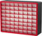 Akro-Mils 10164 Schubladenschrank mit 64 Schubladen, Kunststoff, für Garage, Perlen-Organizer, Lego-Aufbewahrung, Lehrer-Werkzeugkasten, Make-up-Organizer und mehr, 50,8 cm B x 15,2 cm T x 40,6 cm H,