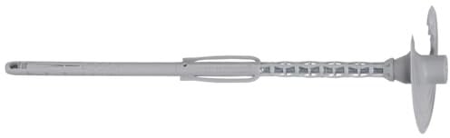 Fischer FIF-SV II Ecotwist 100 Pz. Tasselli per Cappotto e Isolanti, Universali, Misura Unica per Pannelli da 100 a 400 mm, Avvitamento a Scomparsa senza Fresa, 554404