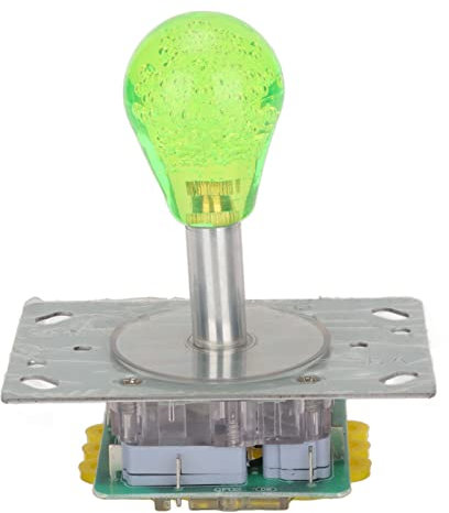 Joystick Lumineux à LED pour Arcade, kit de pièces détachées pour Jeux d'arcade à 5 Broches, adapté aux Machines de Jeux, aux Machines à poupées et aux Machines d'arcade